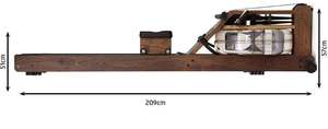 Wellshow Sport Hot Selling Wooden <strong>Row</strong> <strong>Machine</strong> Beech Wood Natural Rowing Equipment Water Rower <strong>Machine</strong> with S4 Monitor - Product Image 3