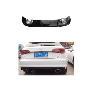 Diffusore Posteriore RS3 per Audi <span class=keywords><strong>A3</strong></span> 8V Non S-Line 2014-2016 Upgrade a Diffusore RS3 Nero Lucido per Audi <span class=keywords><strong>A3</strong></span> 8V <span class=keywords><strong>2015</strong></span> - Product Image 1