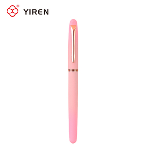 YIREN Gradient Couleur Caoutchouc Cotaing Métal Stylo Plume Superbe pour les Jeunes Confortable Grip Logo Personnalisé - Product Image 5