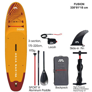 Livraison gratuite UE <span class=keywords><strong>AQUA</strong></span> <span class=keywords><strong>MARINA</strong></span> BT-23FUP FUSION <span class=keywords><strong>Planche</strong></span> de paddle gonflable 10'10" / 330cm 338L Écologique Portable 330 Lbs - Product Image 2