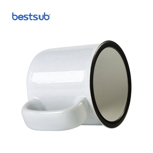 13oz 400ml Sublimation White Ceramic <strong>Enamel</strong> Coffee <strong>Mug</strong> (B13TC-WK) - Product Image 3