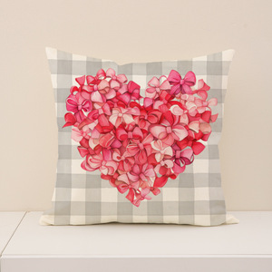 Housse de <span class=keywords><strong>coussin</strong></span> pour la Saint-Valentin, festivals européens et américains, impression de cœur, taie d'oreiller décorative, <span class=keywords><strong>coussin</strong></span> de décoration pour la Saint-Valentin, VP031 - Product Image 4