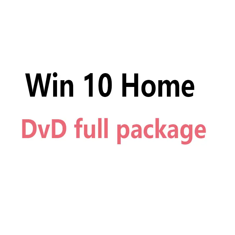Оптовая продажа win 10 домашний oem dvd полный пакет 100% онлайн Активация win 10 домашний Dvd отправка по fedex