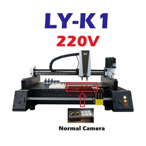 Mini automatique SMT <span class=keywords><strong>Pick</strong></span> <span class=keywords><strong>and</strong></span> <span class=keywords><strong>Place</strong></span> Machine Chip Mounter LY-K1/K1-PRO Triple Vision caméra système haute vitesse bureau LED SMD - Product Image 2