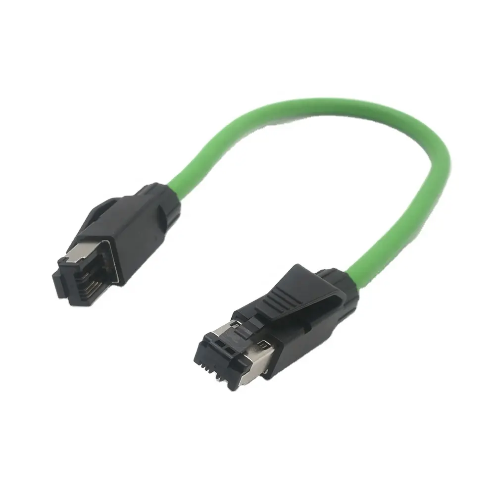 Cavo Ethernet SVLEC 2*2 * 24awg maschio RJ45 a RJ45 4 poli verde Cat. Connettore 5e