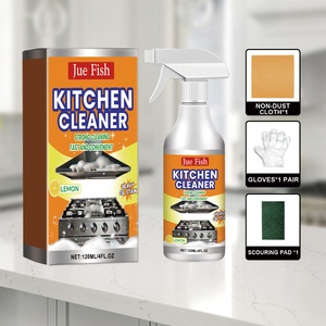 Nettoyant Dégraissant Puissant Jue Fish <span class=keywords><strong>pour</strong></span> la <span class=keywords><strong>Cuisine</strong></span> – Action Intense Contre les Taches d'Huile Tenaces sur les Cuisinières et les Hottes - Product Image 4