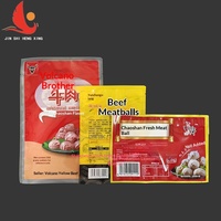 Sacs sous vide personnalisés pour aliments : boulettes de bœuf, tendons de bœuf, boulettes de poisson, raviolis – Sacs d'emballage pour produits surgelés (Modèle 01888)