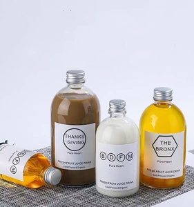 150ml 280ml 350ml 500ml Jugo reciclable Boston <span class=keywords><strong>Bebida</strong></span> REDONDA/Té de la leche/Kombucha <span class=keywords><strong>Bebida</strong></span> Botella de vidrio - Product Image 1