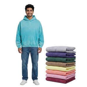 Oversized Distressed Hoodie High Quality Fleece Cotton No <b>String</b> Heavyweight Sweatpants and Hoodie Set Streetwear Custom Hoodies - Product Image 1