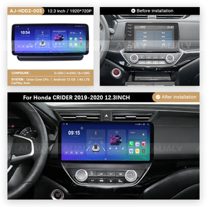 Reproductor Multimedia para Auto con Carplay Inalámbrico Android 13 de 12.3 Pulgadas al Mejor Precio para Honda CRIDER 2019-2020, GPS Estéreo para Auto - Product Image 2