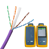 Cable de red UTP/FTP/SFTP Cat5e/Cat6/cat6a/cat7/cat8 de alta calidad 24AWG/23AWG prueba de paso de cobre puro 1000ft/Roll