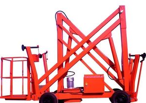 ลิฟต์เหล็กยืดหดได้12ม.-24ม. แบบพกพาสำหรับยกบูมลิฟต์เคลื่อนที่สำหรับใช้ในบ้านร้านซ่อมเครื่องจักรแบบใหม่ - Product Image 5