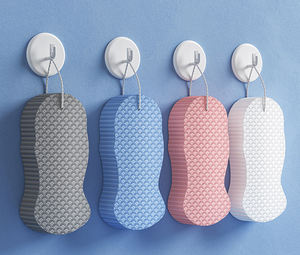 Esponja de Baño 3D para Bebés con Diseño de Escamas de Pescado, Herramienta de Fregado Suave para Bebés, Sin Daños en la Piel, Baño Indoloro - Product Image 3