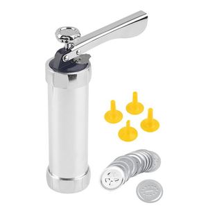 Extrudeuse à biscuits manuelle en alliage d'aluminium pour la maison et la cuisine, avec 4 embouts d'extrusion, pour la décoration de gâteaux et de biscuits, vente en gros personnalisée - Product Image 2