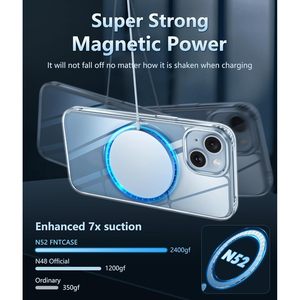 Funda Transparente Magnética para iPhone 15 con Protector de Pantalla Compatible - Product Image 6