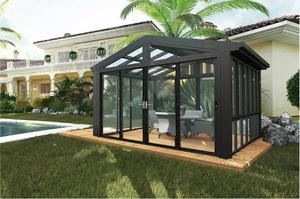 من المصنع مباشرة غرفة شمس معزولة كبيرة مع إطار من سبائك الألومنيوم وصب سقف مضلع للشقق - Product Image 6