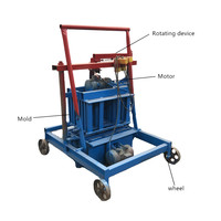 Machine manuelle à petit volume pour la fabrication de blocs de béton creux, largement utilisée, en promotion