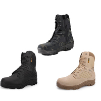 Bottes tactiques en cuir véritable pour hommes Delta Light Weight Double Men Sports