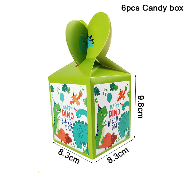 6pcs boîte à bonbons