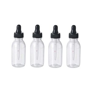 30Ml 50Ml 100Ml 200Ml Tùy Chỉnh Màu Sắc Chất Lỏng Tinh Dầu Y Học Hổ Phách Boston Vòng Nhựa Nhỏ Giọt Chai Wit Pipette - Product Image 3