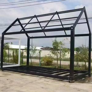 Contenedor de Acero Galvanizado Prefabricado Portátil de 20 pies/40 pies, Estructura Plana para Casa Contenedor sin Paredes - Product Image 1
