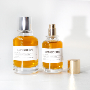 Factory Wholesale OEM Clear Glass Perfume <b>Bottles</b> 30ml 50ml Cylinder Eco-friendly Recyclable with Screen Printing Box Packaging - Product Image 5