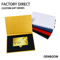 Boîte Cadeau Luxe VIP Personnalisée avec Logo Estampé à Chaud, Doublure Éponge, Boîtes Rigides en Carton Écologique pour Boutiques