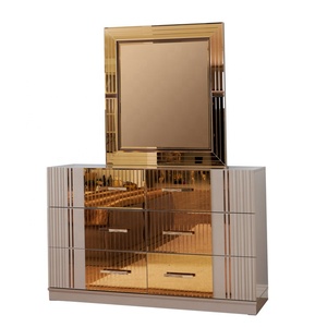 Lujo Queen King Size de madera maciza tapizada marco de la cama dormitorio conjunto de muebles al por mayor <span class=keywords><strong>Suite</strong></span> - Product Image 5