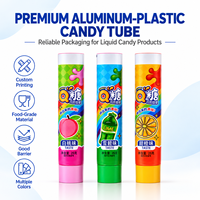 Tube Kemasan Plastik Aluminium dengan Logo Custom, Cetak UV, Wadah Tekan, Tutup Sekrup 12.7-35mm untuk Permen Cair