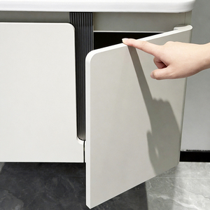 Meuble de salle de bain moderne YING BAO, meuble-vasque avec lavabo intégré, adapté à une utilisation personnalisée à la maison ou à l'hôtel - Product Image 2