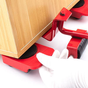 Alat pemindah pengangkat furnitur, alat bantu pengangkat furnitur tugas berat dengan batang roda dan alat Transport perabot bergerak 5 buah/set - Product Image 3