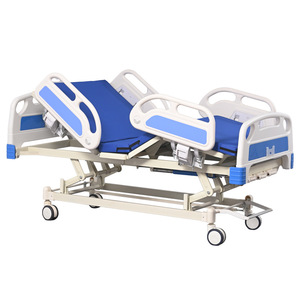 Cama de Hospital Manual de Tres Funciones Takusei TS-28 de Acero Inoxidable para Uso Médico en UCI para Adultos - Product Image 4
