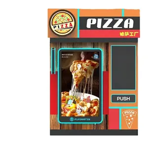 Isıtma ve pişirme sistemi ile pişirme Kiosk kapalı anında Pizza otomat
