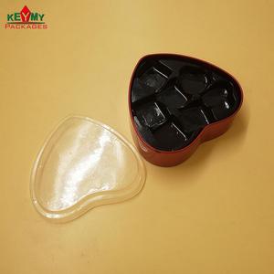 Tùy Chỉnh Hình Trái Tim Vỉ Trray Với Nắp Cho Sô Cô La Trong Hộp Thiếc Từ Nhà Máy Thâm Quyến - Product Image 6