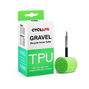 프랑스 플라스틱 밸브가있는 CYCLAMI 자갈 자전거 TPU 내부 튜브 700/32C-47C <span class=keywords><strong>MTB</strong></span> <span class=keywords><strong>29</strong></span> 622 초경량 46g TPU 내부 튜브에 적용 - Product Image 1