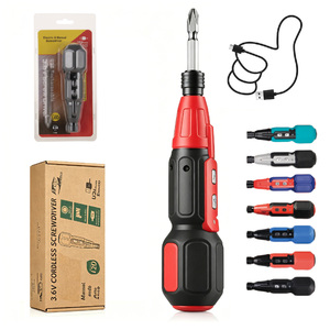Destornillador Eléctrico Inalámbrico <span class=keywords><strong>USB</strong></span> Recargable de 900 mAh con Luz LED, 9 Puntas de Destornillador - Product Image 1