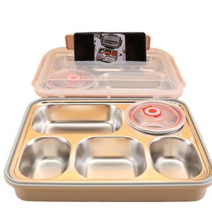 Hot Sale Factory Direct Supply Leak-proof Stainless Steel Bento Box Nordic Lunch Box