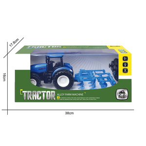 Tractor de <span class=keywords><strong>juguete</strong></span> RC con Control remoto, 6 canales, 2,4G, escala 1/24, para agricultura de aleación - Product Image 2
