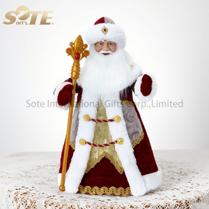 Haute qualité Musical russe Snegurochka longue tresse <span class=keywords><strong>Ded</strong></span> <span class=keywords><strong>Moroz</strong></span> électrique et animé neige fille Figure pour nouvel an jouets cadeau - Product Image 2