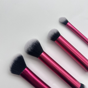YRX 4pieces Makeup And Face Beauty Set Full Aluminium Handles Set of 4 Makeup Brushes Multipurpose Mini Brush Makeup - Product Image 3