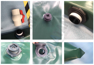 Réservoir d'eau pliable en PVC Jinlong, poche à eau flexible, sac de stockage d'eau de grande capacité pour l'agriculture et les situations d'urgence - Product Image 5