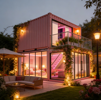 Maison préfabriquée moderne de luxe, détachable, portable, pour séjour à domicile, hôtel, resort, mobile, en kit, maison préfabriquée, maison conteneur