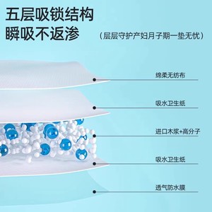 Haishi Hainuo Beswell Disposable Incontinence <b>Pad</b> 15pcs Fast Absorbent Postpartum Maternity Care - Product Image 4