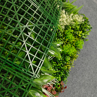 Mur végétal artificiel en plastique sur mesure, à choisir parmi l'herbe et les fleurs, panneau mural de fleurs artificielles enroulable