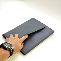 Estuche de soporte para Manual de documentos de coche de PU negro duradero de alta calidad con presentación de LOGOTIPO personalizado para uso comercial/promocional