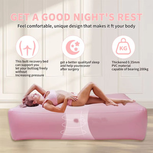 Matelas gonflable OEM pour récupération post-opératoire des fesses, camping, voyage, femme <span class=keywords><strong>enceinte</strong></span>, canapé, matelas BBL - Product Image 4