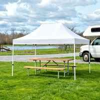 Tente pliante publicitaire d'extérieur 10x13 pieds, vente en gros, haute qualité, imperméable, tente pop-up pour expositions, événements, barbecues, fêtes