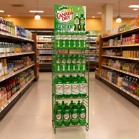 Présentoir de comptoir POS de barre de chocolat de bonbons de support métallique personnalisé de magasin de détail pour supermarché