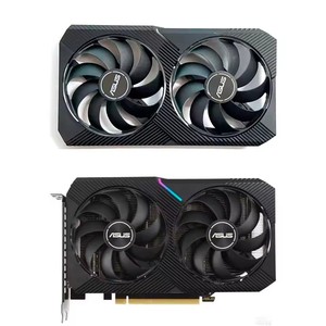 Para <span class=keywords><strong>ASUS</strong></span> GeForce RTX 3050 <span class=keywords><strong>3060</strong></span> 3060Ti <span class=keywords><strong>DUAL</strong></span> MINI OC ventilador de tarjeta de vídeo T129215SU CF9010U12S RTX3050 RTX3060 RTX3060Ti GPU ventilador de refrigeración - Product Image 2