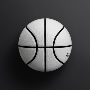 <span class=keywords><strong>Basket</strong></span>-ball en cuir <span class=keywords><strong>blanc</strong></span> personnalisé avec logo en canal noir Utilisation pratique pour prix extérieur - Product Image 6
